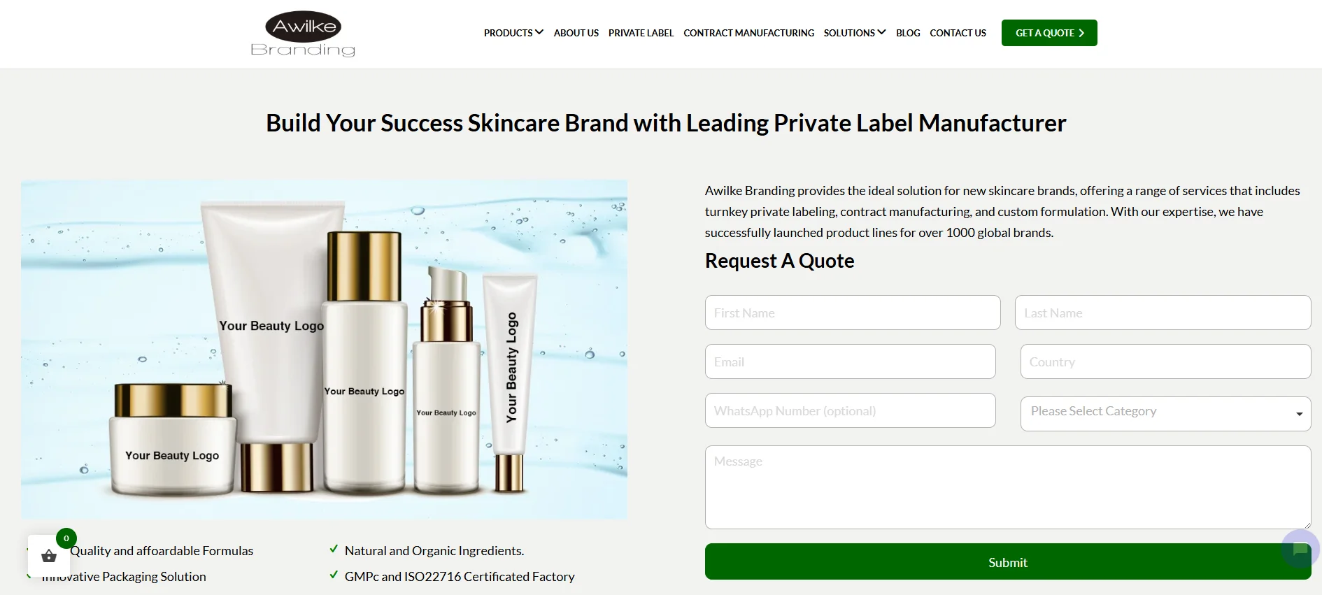 Awilke Branding – Chinese Cosmetics Manufacturer